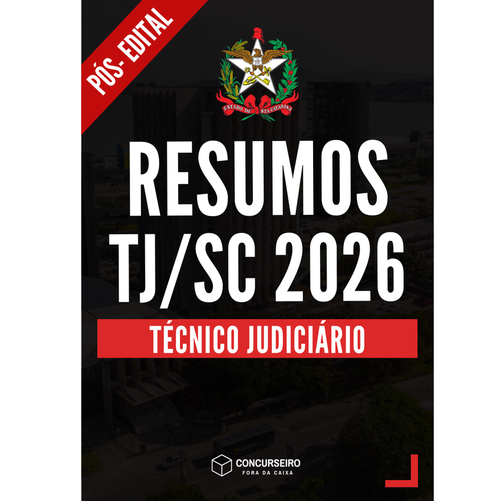 Técnico Judiciário Material TJ SC 2026 FGV
